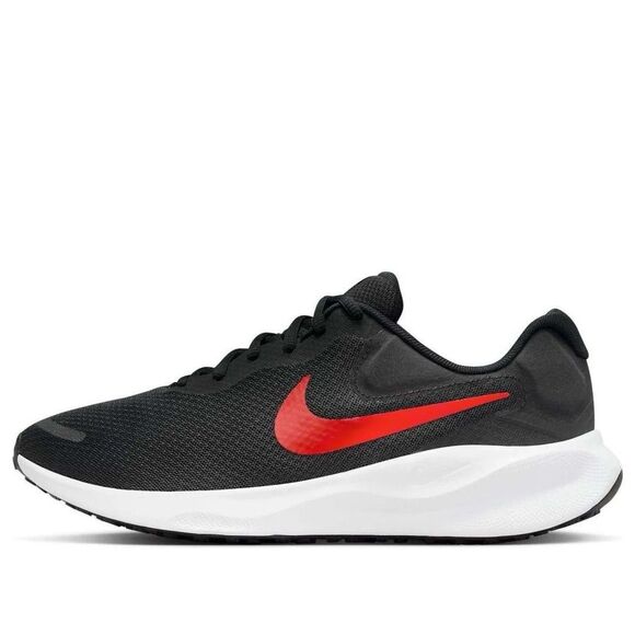 Size 13 Nike Revolution 7 University Red White Black Mens Running FB2207-003 - Picture 1 of 6
